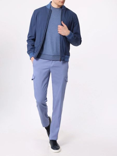 Футболка Bertolo Luxury Menswear синяя