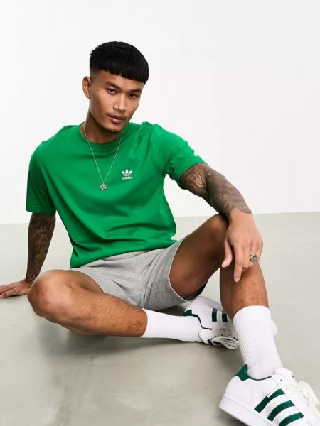 Поло Adidas Originals зеленое