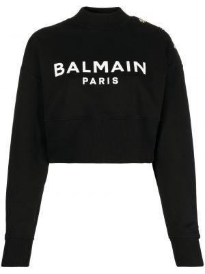 Sweatshirt Balmain svart