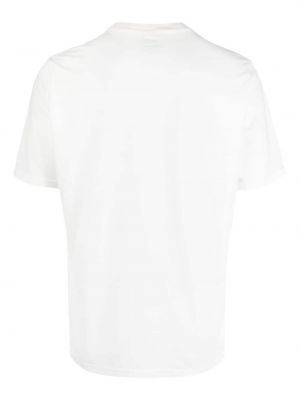 T-shirt en coton à imprimé Autry blanc