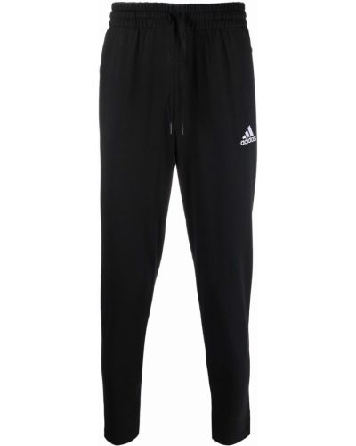 Pantalones de chándal con estampado Adidas negro