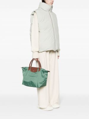 Shopperka Longchamp zielona