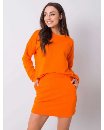 Melegítő szett Fashionhunters narancsszínű