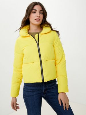 Утепленная демисезонная куртка Fadjo желтая