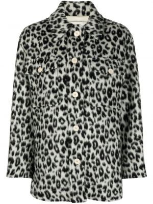 Raštuota marškiniai leopardinė Isabel Marant