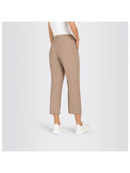 Pantalones de lino Mac marrón