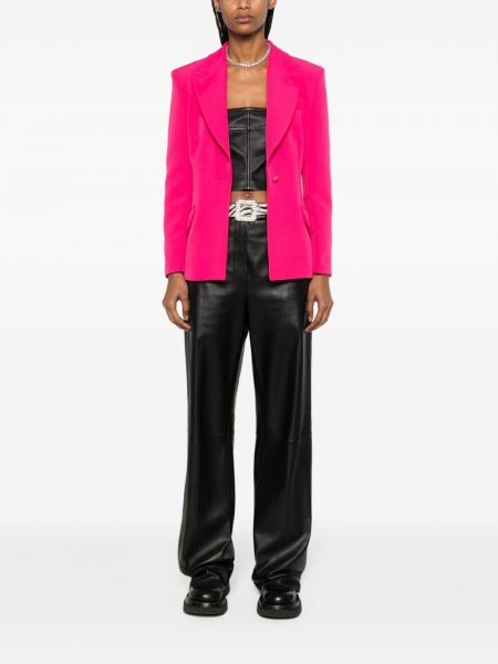 Švarkas su sagtimis Versace Jeans Couture rožinė