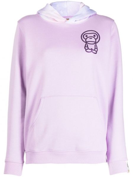 *BABY MILO® STORE BY *A BATHING APE® graphic-print pullover hoodie - Viola *baby Milo® Store By *a Bathing Ape®