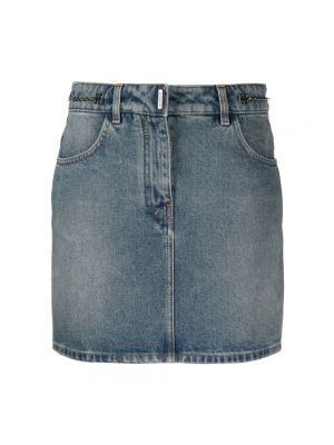 Niebieska spódnica jeansowa Givenchy