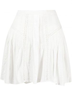 Plisirana mini suknja Marant Etoile bijela