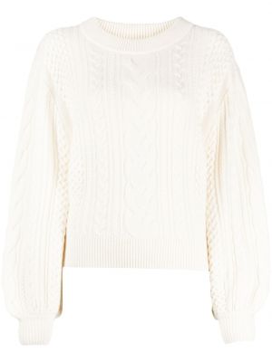 Пуловер Anna Quan бяло