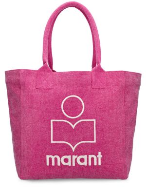 Shopper kabelka Isabel Marant růžová
