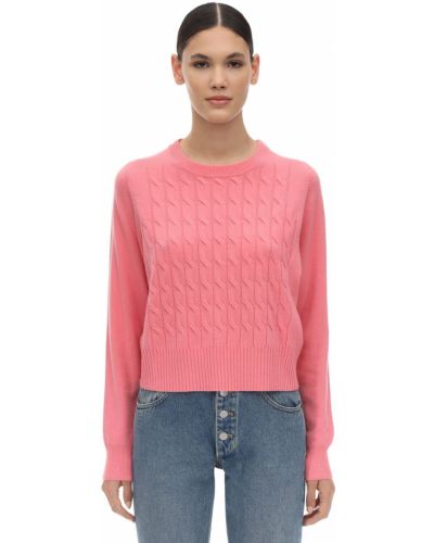 T-shirt maglia Sportmax, rosa