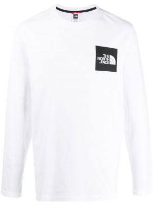 Trykt t-skjorte The North Face hvit