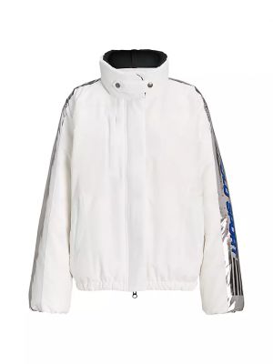 Пуховая лыжная куртка Scrubs с эффектом металлик Polo Ralph Lauren, paper white