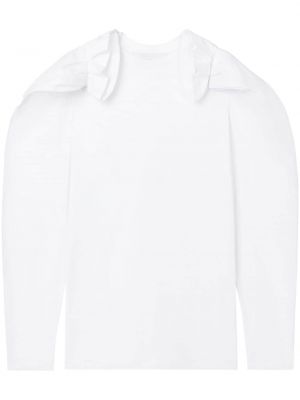 Βαμβακερή μπλούζα Az Factory λευκό