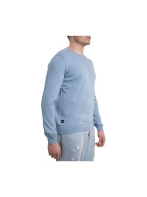 Jersey de algodón de tela jersey Blauer azul