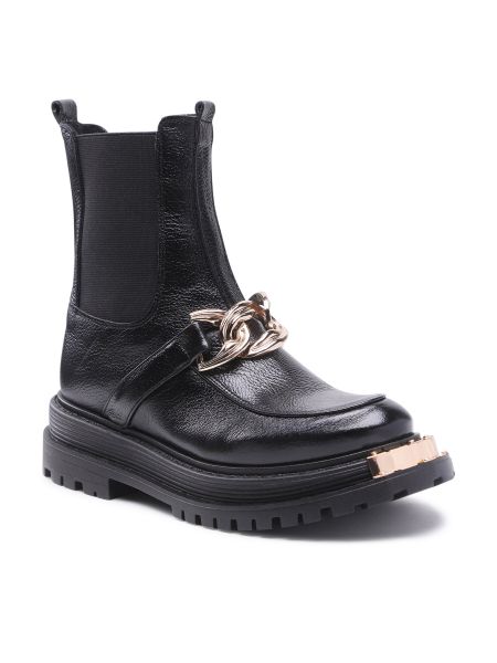 Členkové topánky Baldaccini čierna