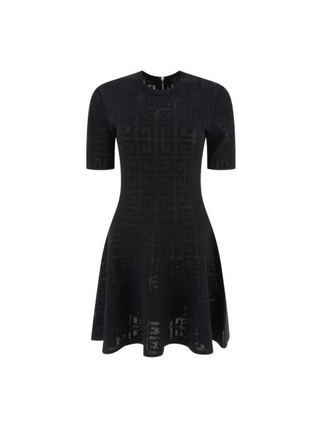 Sukienka mini żakardowa Givenchy czarna