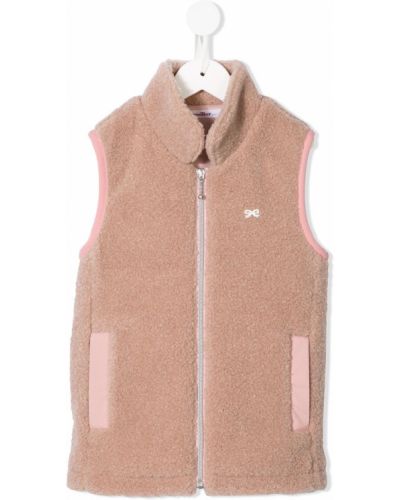 Zip ermeløs vest for jenter Familiar rosa