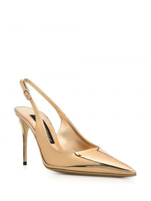 Escarpins à bouts pointus Dolce & Gabbana doré