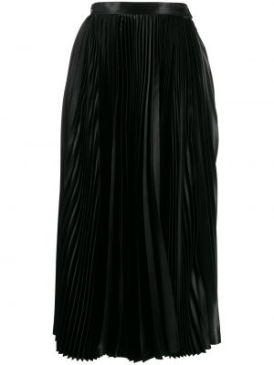 Plisovaná sukně s vysokým pasem Comme Des Garçons Pre-owned - černá