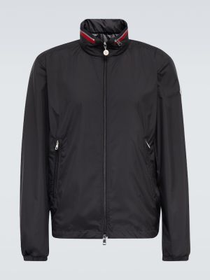 Geacă cu glugă casual din poliester Moncler - negru