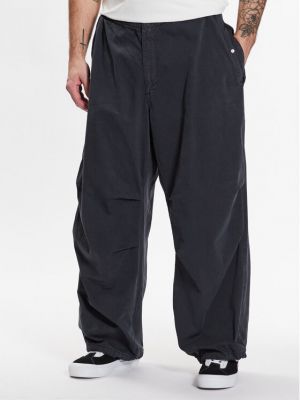 Pantaloni cu croială lejeră Bdg Urban Outfitters negru