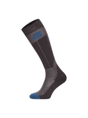 Вълнени чорапи с перли от мерино вълна Alpine Pro кафяво