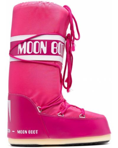 Botas de nailon Moon Boot rosa