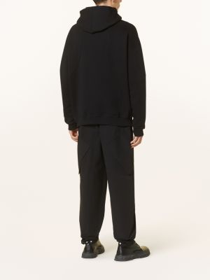 Bluza z kapturem oversize Pequs czarna