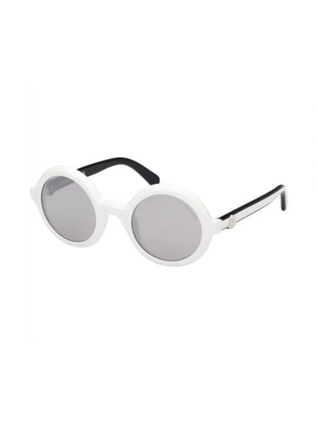 Okulary przeciwsłoneczne Moncler białe