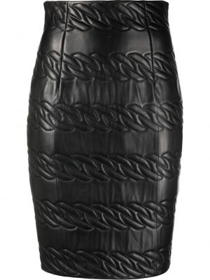 Puzdrová sukňa Balmain čierna