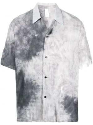Риза с принт с абстрактен десен Attachment сиво