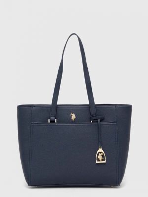 Синяя сумка шоппер U.s. Polo Assn.