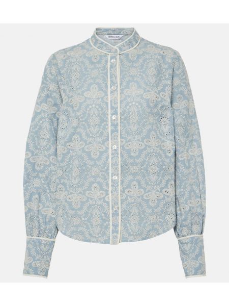 Chemisier en coton Veronica Beard bleu