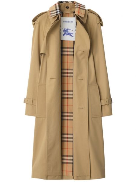 Manteau droit Burberry beige