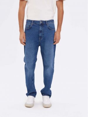 Niebieskie proste jeansy Americanos