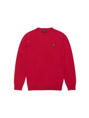 Bluza z wełny merino z okrągłym dekoltem Refrigiwear czerwona