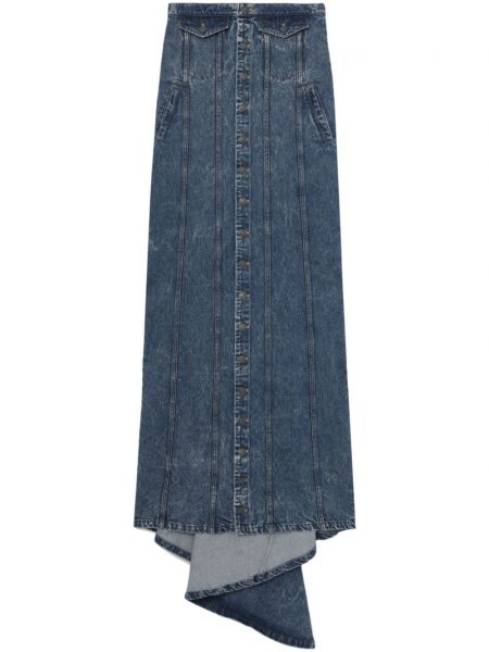 Džínsová sukňa Egonlab modrá