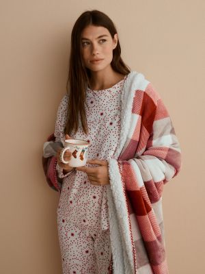 Pijama con estampado de estrellas énfasis blanco