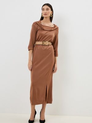 Платье элис коричневое