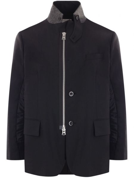 Lynlås blazer Sacai sort