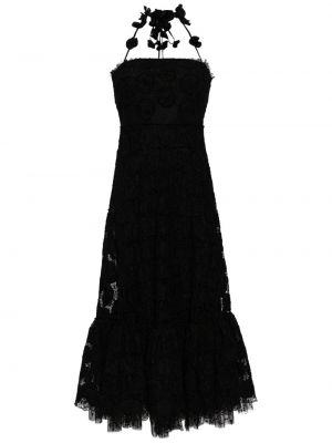Μίντι φόρεμα Alexis μαύρο