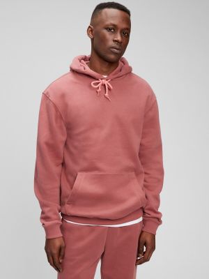 Fleece φούτερ με κουκούλα Gap ροζ