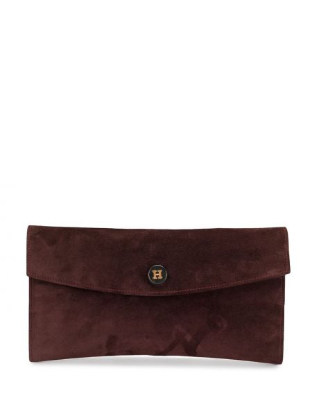 Bolso clutch Hermès marrón