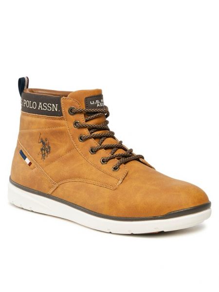 Туфли на шнуровке U.s. Polo Assn. коричневые