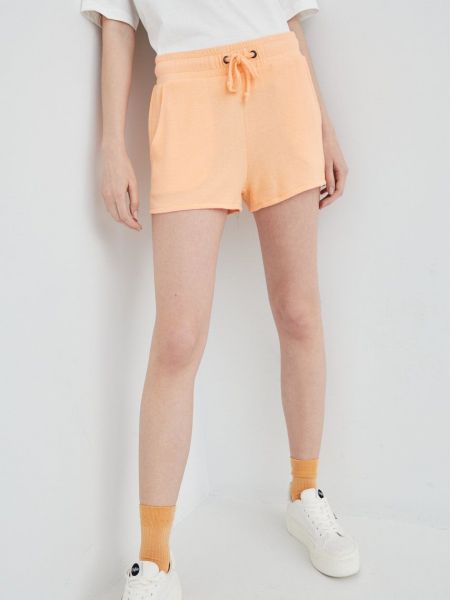 Меланжирани панталон с висока талия Roxy оранжево