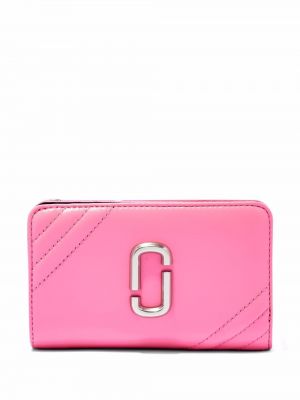 Lær lommebok Marc Jacobs rosa