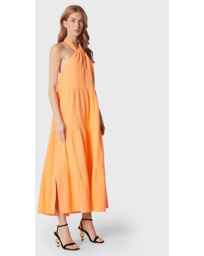 Gyapjú nyári ruha Seafolly - narancsszínű